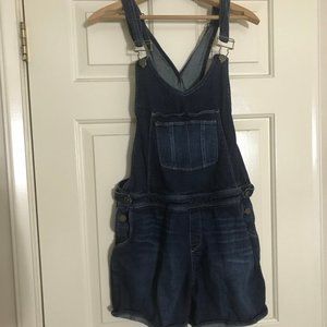 PAIGE Short Jean Overalls Large